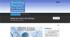 Desktop Screenshot of buildingpermitslosangeles.com